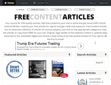 Tablet Screenshot of freecontentarticles.net